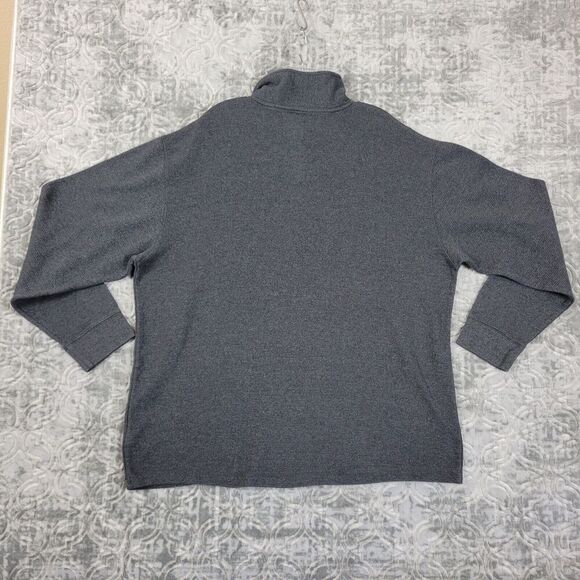 Red Head Sweatshirt Mens 2XL XXL Gray  1/4-Zip Heavy Charcoal Pullover - Picture 6 of 9